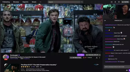 Twitch annule la fonction permettant de regarder Prime Video