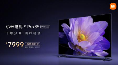 Xiaomi TV S Pro 85 - Mini TV LED de grande taille avec 4K ULTRA HD, 144Hz et support HDMI 2.1 au prix de 1100
