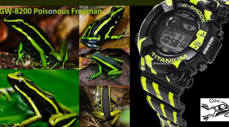 La montre Casio Frogman GW-8200TPF Poison Dart fuite avant l'annonce officielle