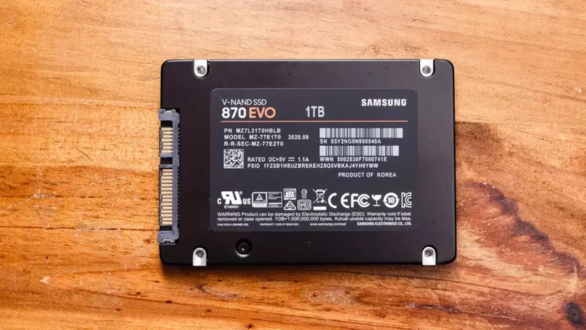 Samsung 870 EVO ssd archivage données