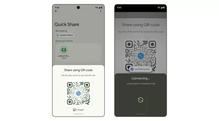 Google commence à déployer le partage de fichiers avec les codes QR dans Quick Share