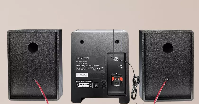 Système stéréo domestique compact LONPOO
