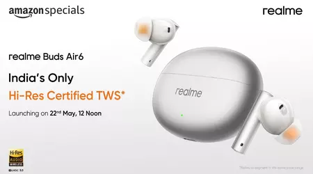 Les écouteurs TWS realme Buds Air 6 avec ANC et prise en charge LHDC seront présentés lors du lancement mondial du realme GT 6T.