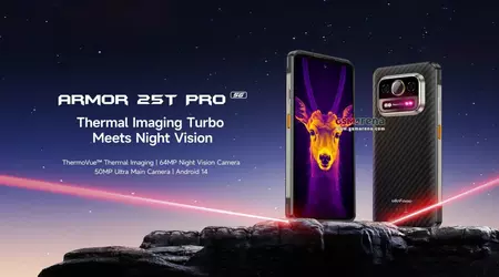 Ulefone lance l'Armor 25T Pro avec caméra thermique et batterie de 6500 mAh pour 275 €.