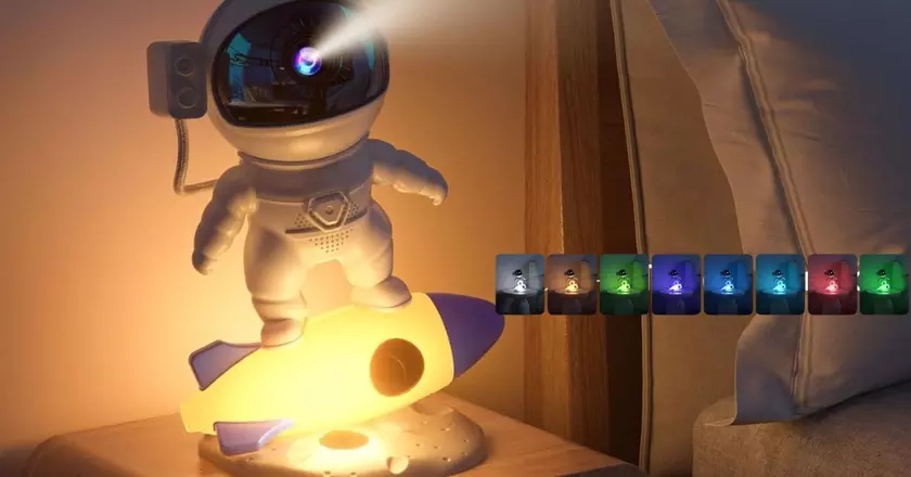 Projecteur de planétarium galaxie astronaute CHICLEW