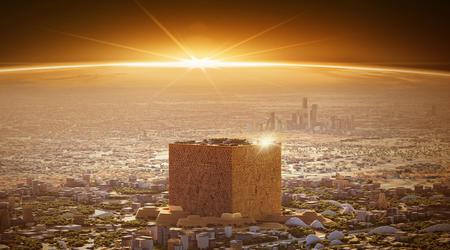 L'Arabie saoudite va construire un gratte-ciel Mukaab en forme de cube d'une hauteur de 400 mètres et d'une superficie équivalente à 20 Empire State Buildings.