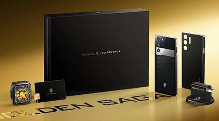 Nubia a présenté le RedMagic X Golden Saga : édition limitée avec refroidissement en or et boîtier en fibre de carbone.