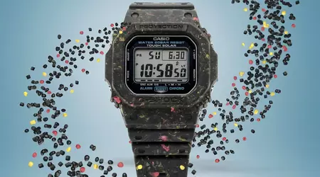 Casio a présenté la G-5600BG-1 : une montre fabriquée à partir de déchets recyclés pour 199 $.
