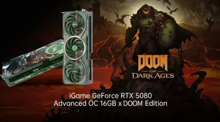 Colorful a annoncé la carte graphique RTX 5080 dans le style de Doom: The Dark Ages