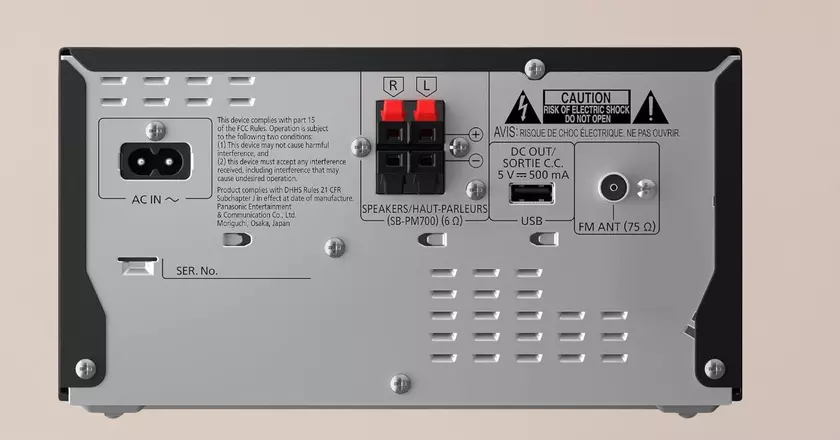 meilleur système de son compact Panasonic SC-PM700