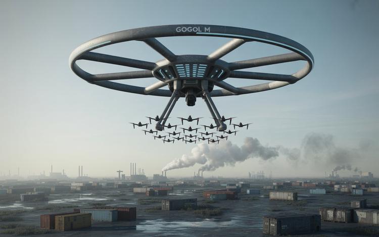 Ensuite, seul un drone de combat: ...