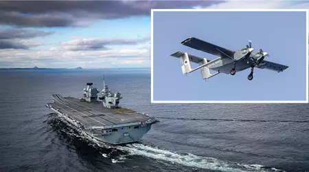 Le Royaume-Uni a testé la livraison de marchandises à l'aide d'un drone HCMC sur son plus grand porte-avions, le HMS Prince of Whales, d'une valeur de 3,85 milliards de dollars.
