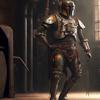 Un réseau neuronal représente des planètes et des personnages emblématiques de Star Wars dans un style steampunk-17