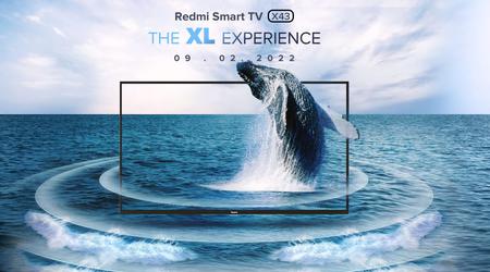 Redmi Smart TV X43 avec prise en charge Dolby Vision et haut-parleurs 30W sera présenté le 9 février