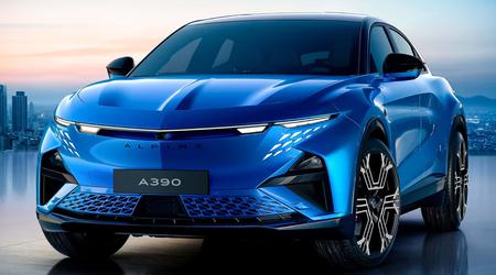 L'Alpine A390 a fait ses débuts en tant que concurrent à trois moteurs de 469 ch du Porsche Macan Electric