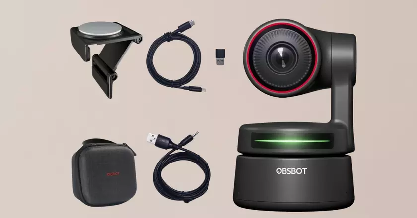 OBSBOT Petite caméra sans fil ptz