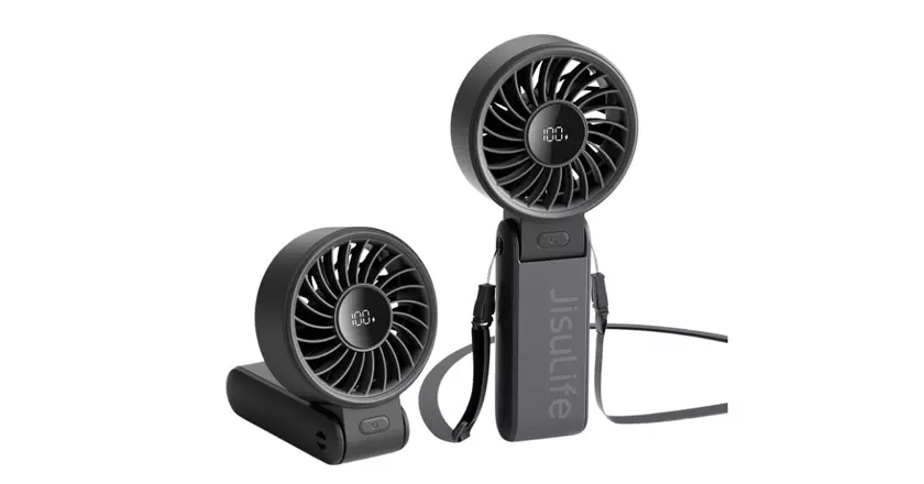 JISULIFE Handheld Fan Life7 ventilateur à batterie pour voiturette de golf