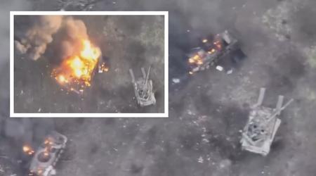Les forces ukrainiennes ont détruit deux chars russes T-80BV et deux véhicules de combat d'infanterie en une seule bataille.