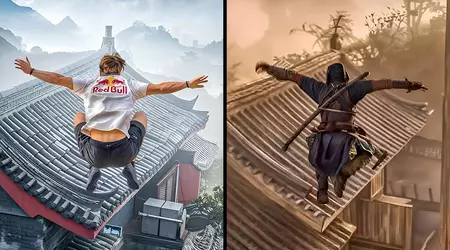 Ne pensez pas à le refaire ! L'équipe de parkour de Red Bull Gaming a reconstitué les cascades dangereuses d'Assassin's Creed : Shadows.