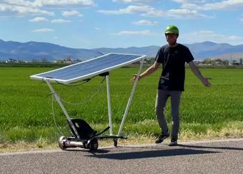 Un gyroscooter cassé a été transformé ...