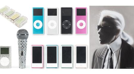 Sotheby's vend aux enchères 250 iPods de Karl Lagerfeld contenant ses playlists