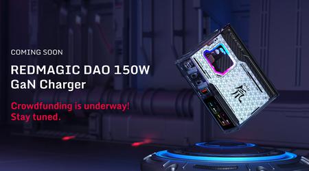 Red Magic DAO GaN : chargeur transparent de 150 W avec quatre ports, écran LCD, éclairage RVB et Bluetooth pour le prix d'un smartphone