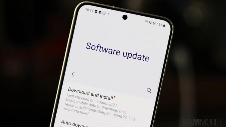Le Galaxy A24 est mis à ...