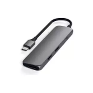 Satechi Slim Aluminum Type-C Multi-Port Adapter (en anglais)