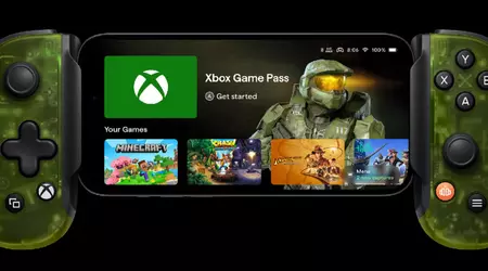 Présentation d'une manette de smartphone élégante reprenant le design des consoles Xbox