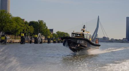 Le port de Rotterdam a lancé un navire hydrofoil électrique