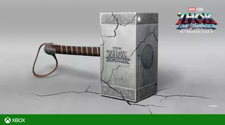Voici la chose: Microsoft a présenté une Xbox Series X en édition limitée dans le style du marteau de Thor