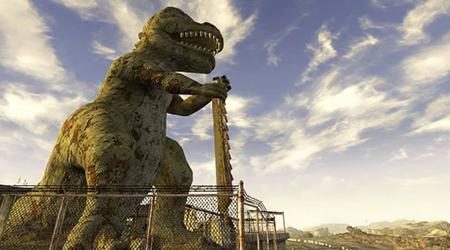 La statue emblématique de Dinky le T-Rex de New Vegas pourrait apparaître dans la deuxième saison de la série Fallout.