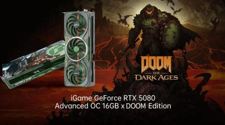 Colorful a annoncé la carte graphique RTX 5080 dans le style de Doom: The Dark Ages