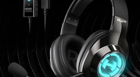 Edifier HECATE G2 Pro eSports : Casque de jeu avec haut-parleurs en titane, éclairage RGB et prise en charge du son surround 7.1