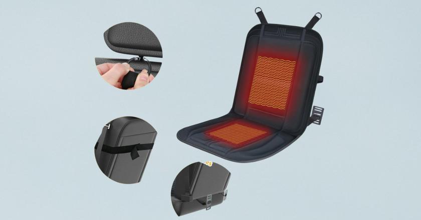 Coussin chauffant électrique pour voiture