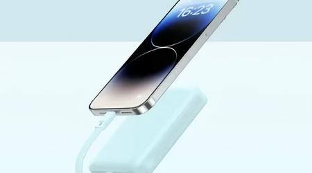 Baseus a dévoilé une batterie de 10 000 mAh avec câble intégré et charge sans fil.