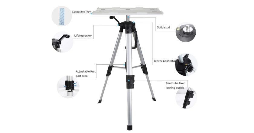 Vamvo support de projecteur sur trépied