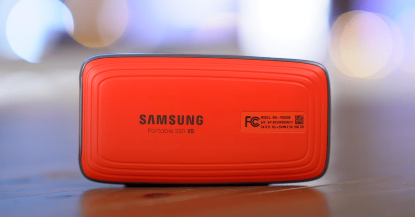 Disque dur externe Thunderbolt 3 SAMSUNG X5 PORTABLE