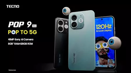 Tecno a présenté le Pop 9 5G en Inde : Un smartphone économique avec un appareil photo de 48MP et la prise en charge de la 5G