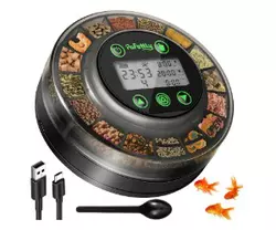 Papettly Nourrisseur automatique de poissons pour aquarium