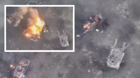 Les forces ukrainiennes ont détruit deux chars russes T-80BV et deux véhicules de combat d'infanterie en une seule bataille.