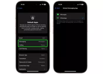 WhatsApp peut désormais être sélectionné comme ...