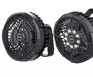 Roykaw Ventilateur portable rechargeable pour voiturette ...