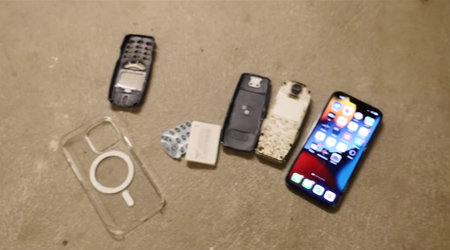 iPhone 13 Pro contre Nokia 3310 - un test de chute de 20 étages