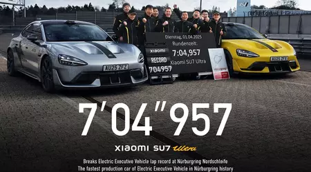 Le Xiaomi SU7 Ultra établit un nouveau record au Nürburgring pour une voiture électrique de production