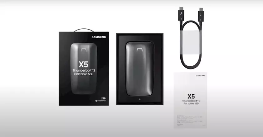 Samsung X5 disque dur montage video