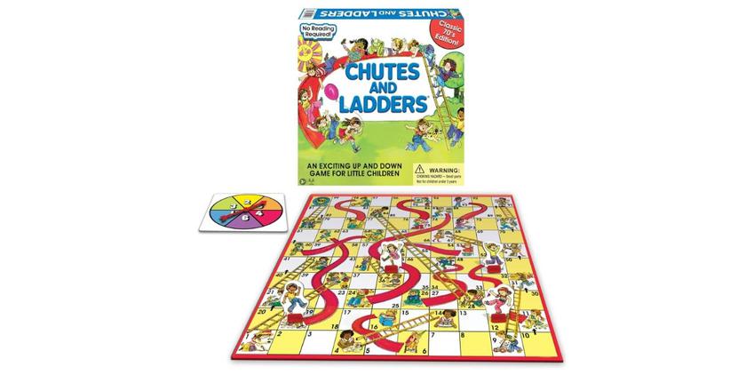 Classic Chutes And Ladders jeux de société pas chers à moins de 20 dollars