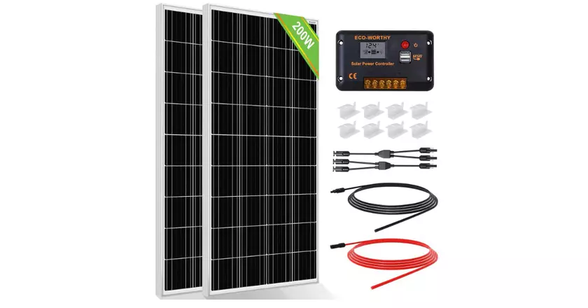Kit de panneaux solaires ECO-WORTHY 200 Watts