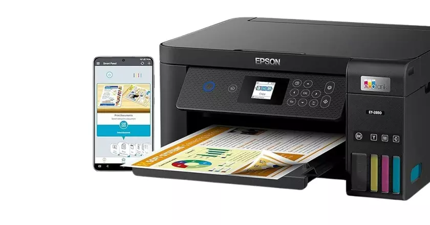 Epson EcoTank ET-2850 imprimante supérieure pour enveloppes