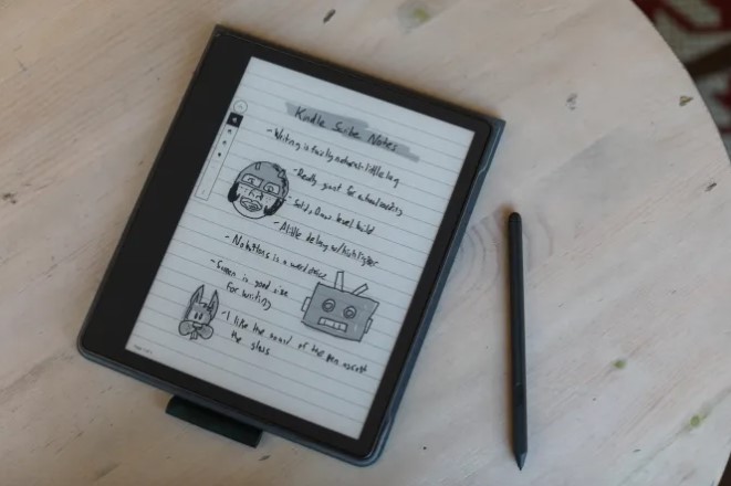 Tablette e-paper Kindle Scribe d'Amazon pour la prise de notes